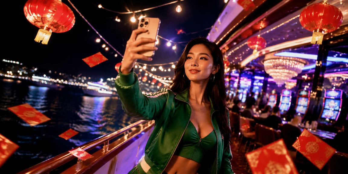 Không khí lễ hội Phú Quốc với đèn lồng đỏ, gợi nhớ mùa thưởng và ưu đãi cuối năm trực tuyến